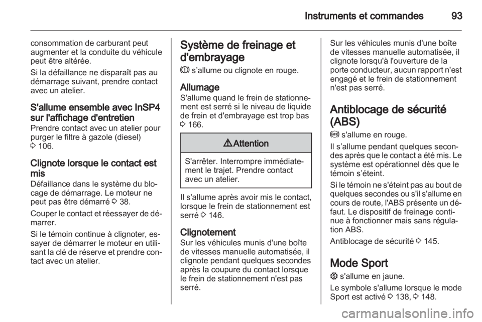 OPEL ZAFIRA 2013  Manuel dutilisation (in French) 