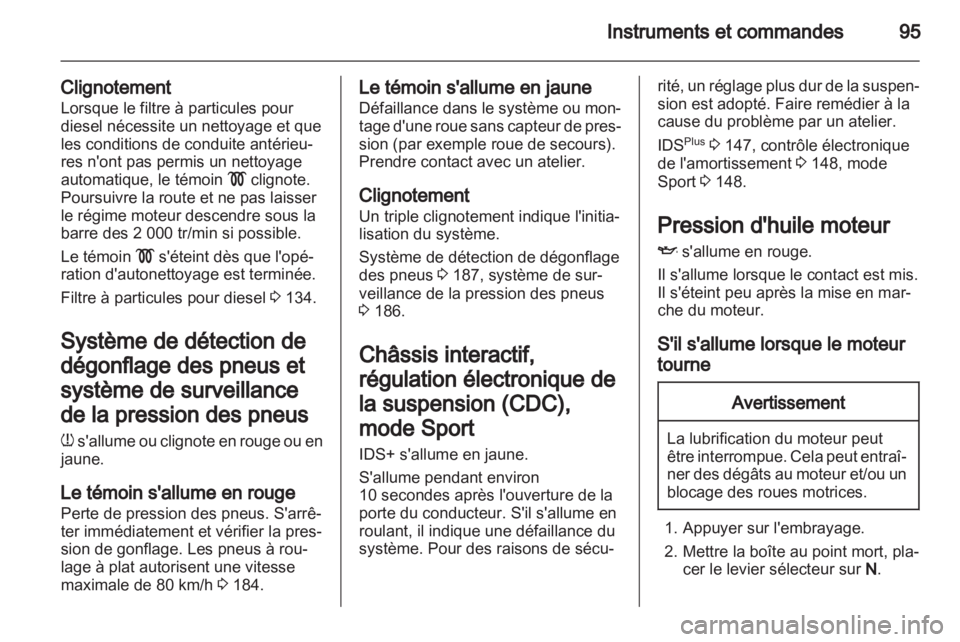 OPEL ZAFIRA 2013  Manuel dutilisation (in French) 