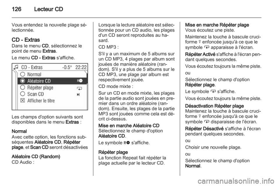 OPEL ZAFIRA B 2014  Manuel multimédia (in French) 