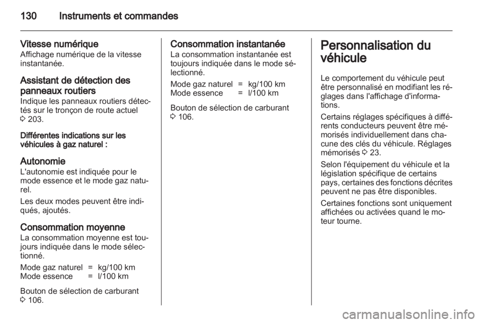 OPEL ZAFIRA TOURER 2012  Manuel dutilisation (in French) 