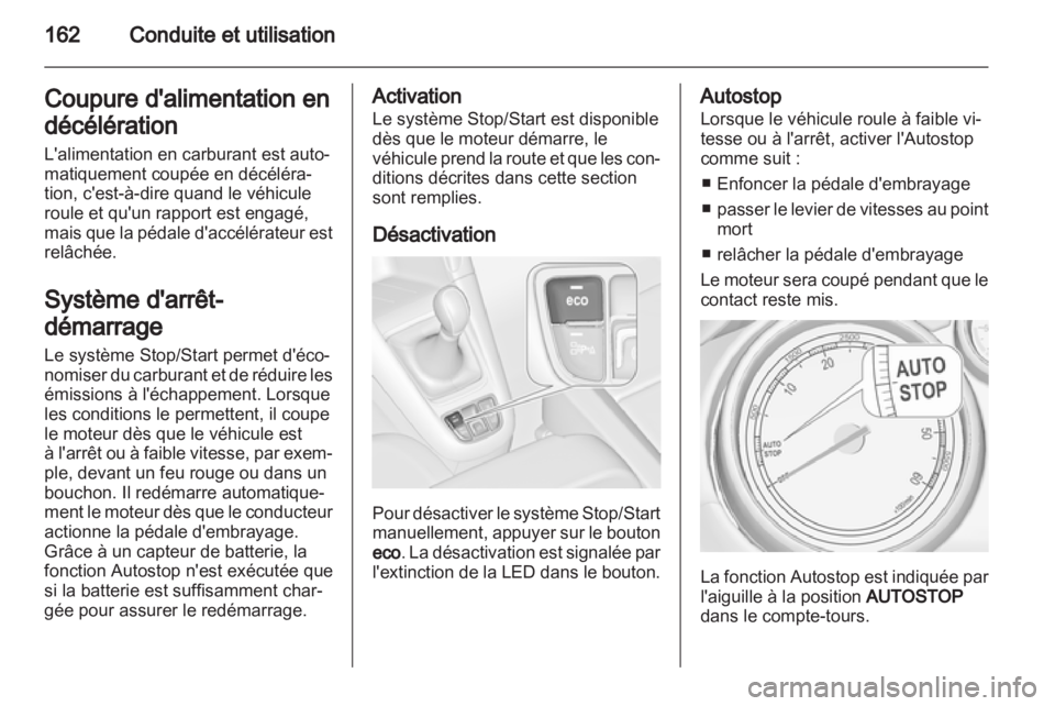 OPEL ZAFIRA TOURER 2012  Manuel dutilisation (in French) 