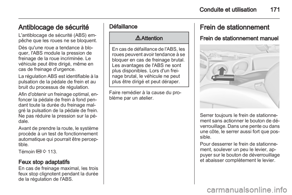 OPEL ZAFIRA TOURER 2012  Manuel dutilisation (in French) 
