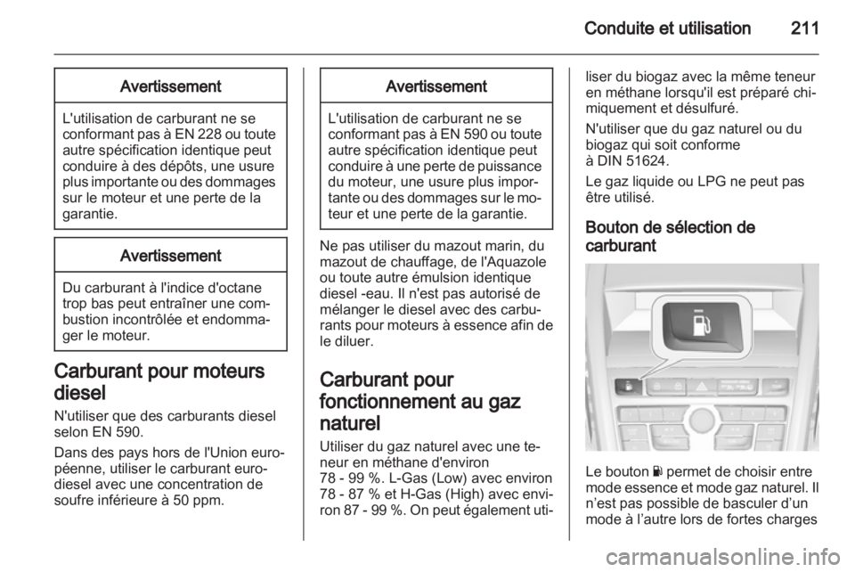 OPEL ZAFIRA TOURER 2012  Manuel dutilisation (in French) 
