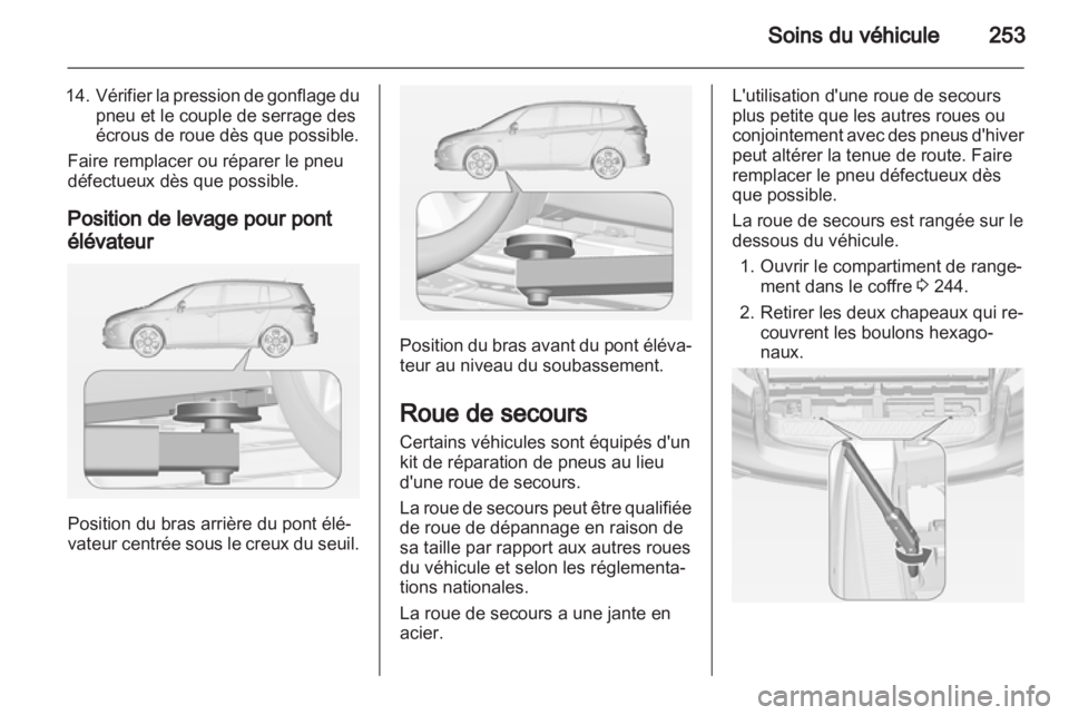 OPEL ZAFIRA TOURER 2012  Manuel dutilisation (in French) 