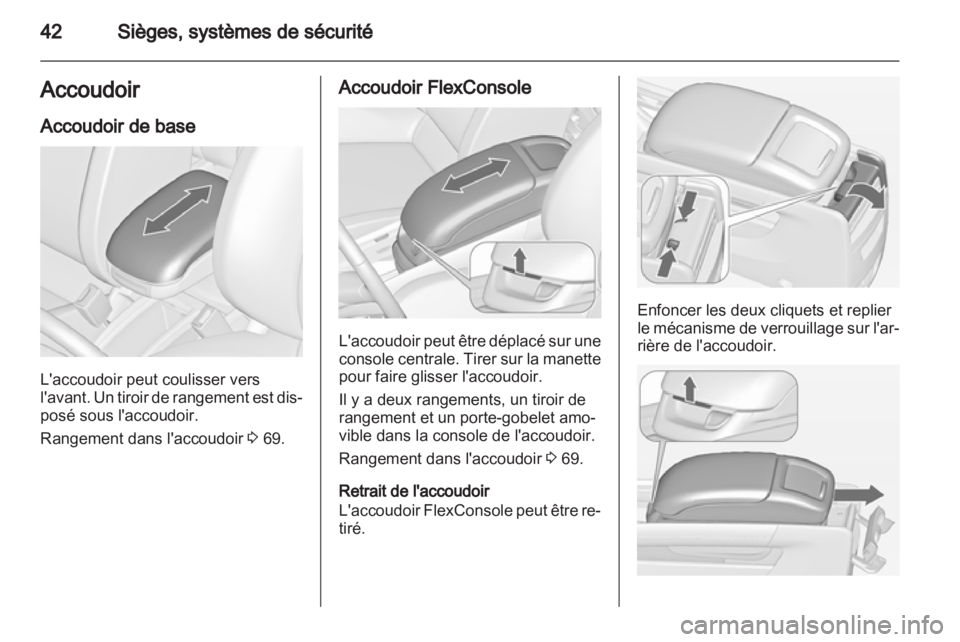 OPEL ZAFIRA TOURER 2012  Manuel dutilisation (in French) 