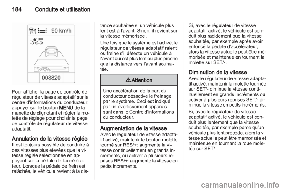 OPEL ZAFIRA TOURER 2012.5  Manuel dutilisation (in French) 
