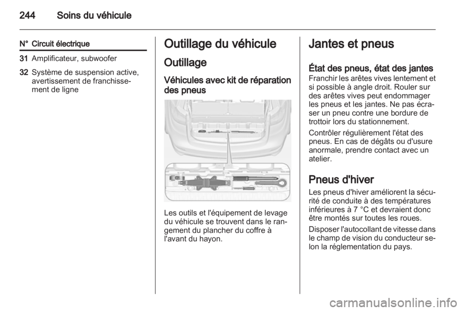 OPEL ZAFIRA TOURER 2012.5  Manuel dutilisation (in French) 