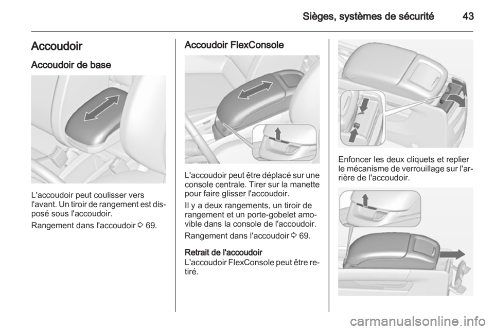 OPEL ZAFIRA TOURER 2013  Manuel dutilisation (in French) 