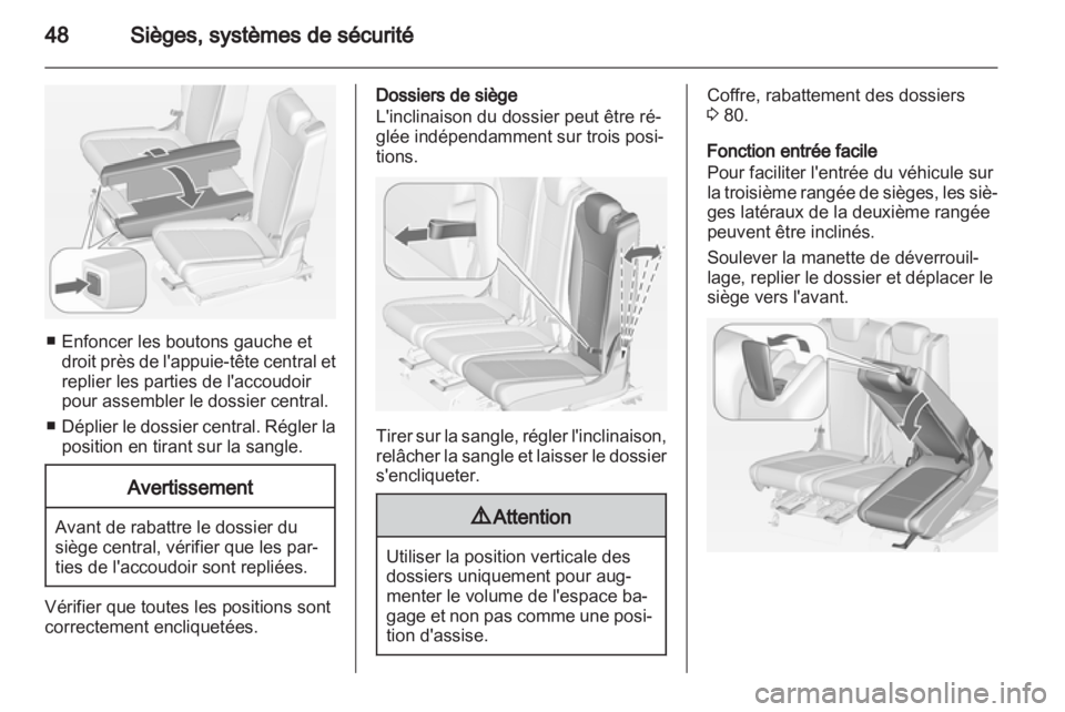 OPEL ZAFIRA TOURER 2013  Manuel dutilisation (in French) 