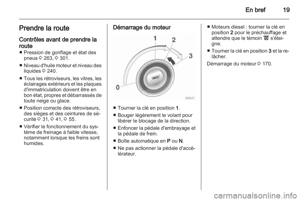 OPEL ZAFIRA TOURER 2013.5  Manuel dutilisation (in French) 