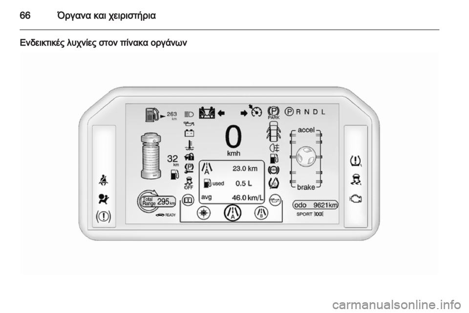 OPEL AMPERA 2012  Εγχειρίδιο Οδηγιών Χρήσης και Λειτουργίας (in Greek) 