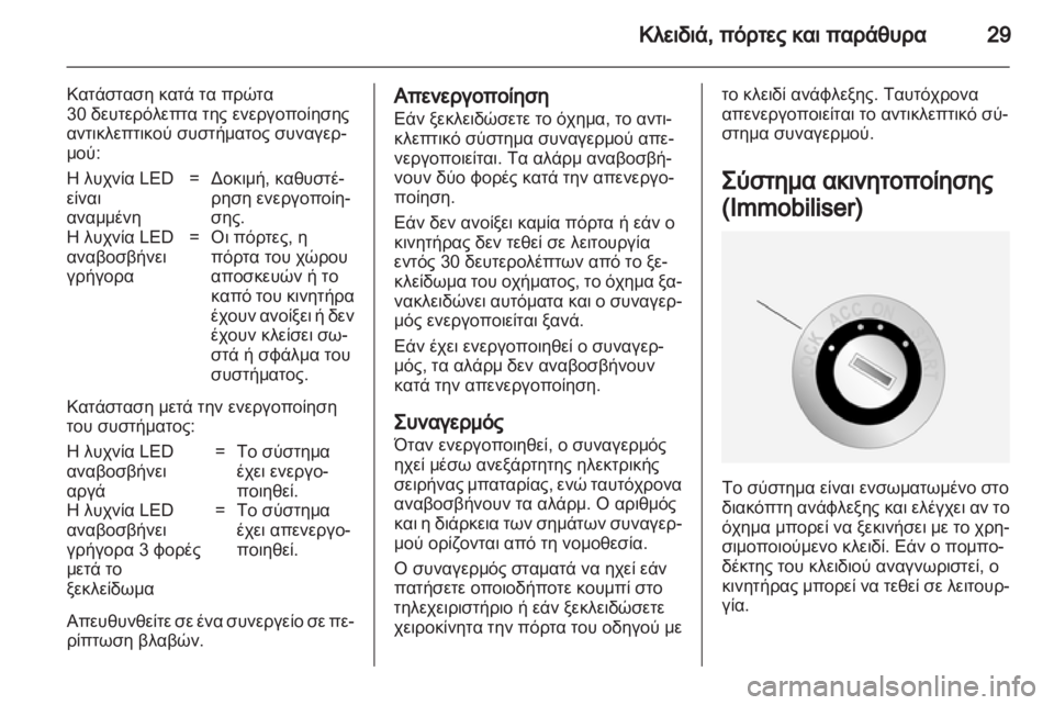 OPEL ANTARA 2012.5  Εγχειρίδιο Οδηγιών Χρήσης και Λειτουργίας (in Greek) 