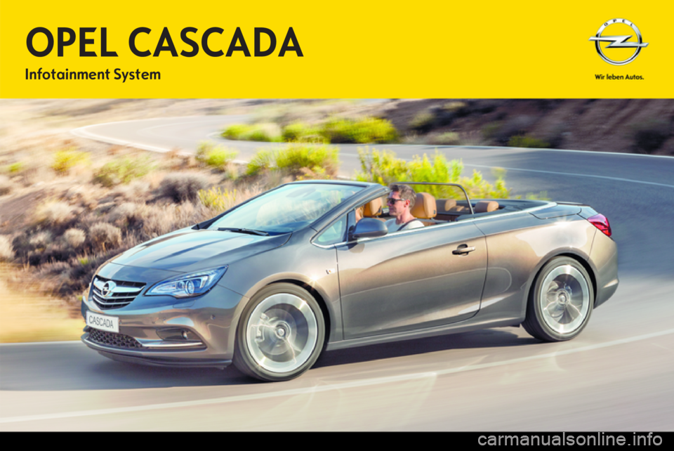 OPEL CASCADA 2013.5  Εγχειρίδιο συστήματος Infotainment (in Greek) 