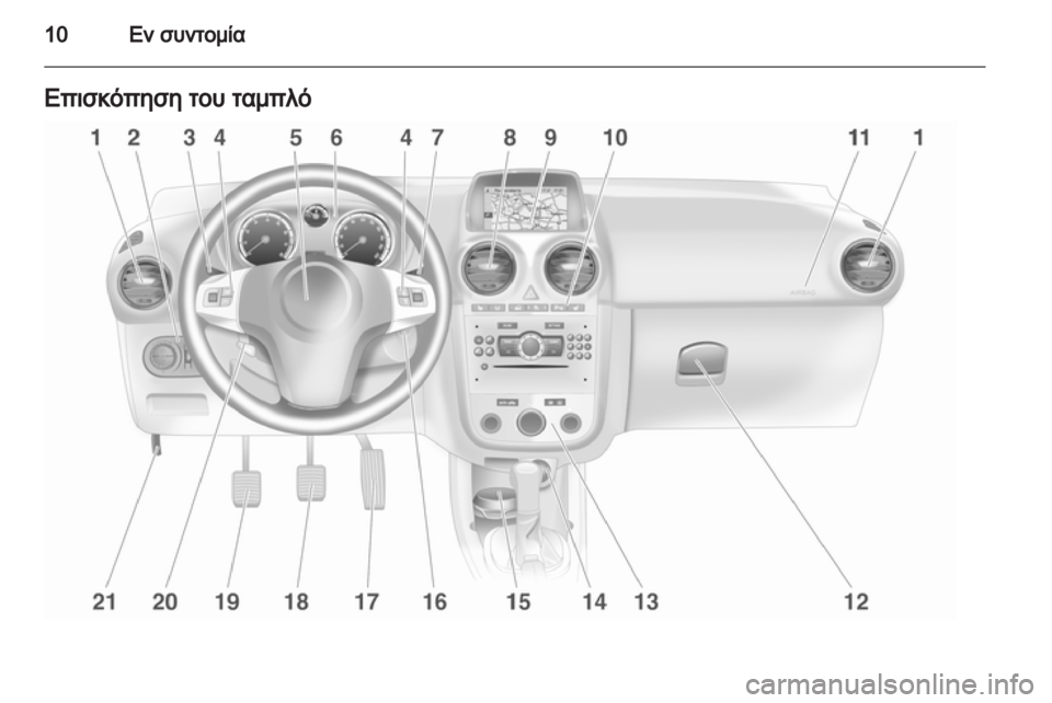 OPEL CORSA 2012.5  Εγχειρίδιο Οδηγιών Χρήσης και Λειτουργίας (in Greek) 
