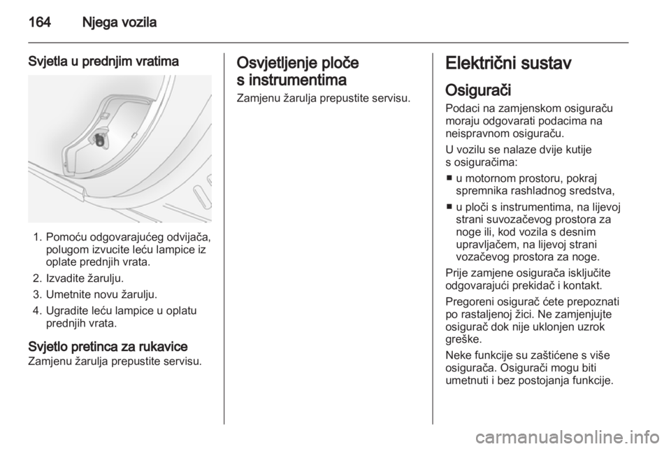 OPEL ANTARA 2011  Priručnik za vlasnika (in Croatian) 