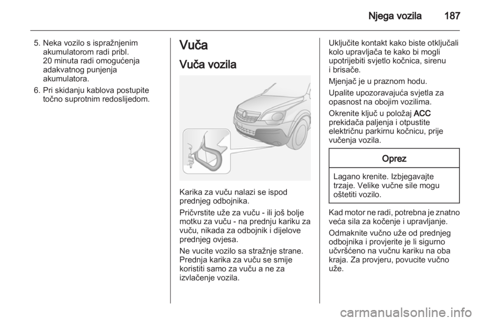 OPEL ANTARA 2011  Priručnik za vlasnika (in Croatian) 