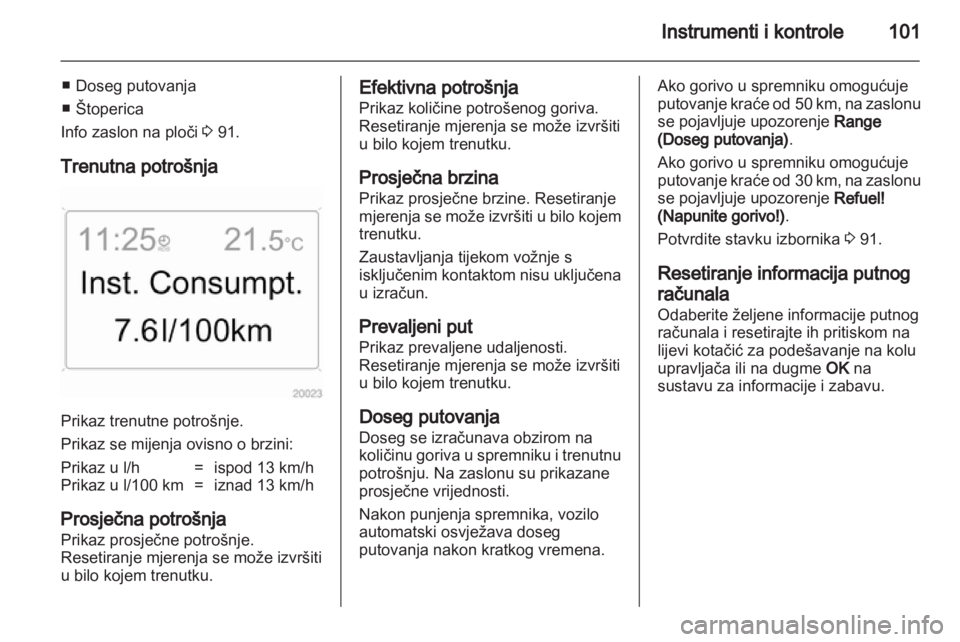 OPEL ANTARA 2012.5  Priručnik za vlasnika (in Croatian) 