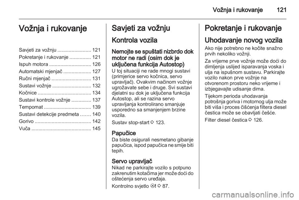OPEL ANTARA 2012.5  Priručnik za vlasnika (in Croatian) 