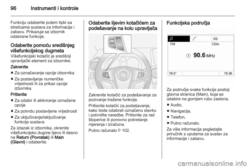 OPEL ANTARA 2012.5  Priručnik za vlasnika (in Croatian) 
