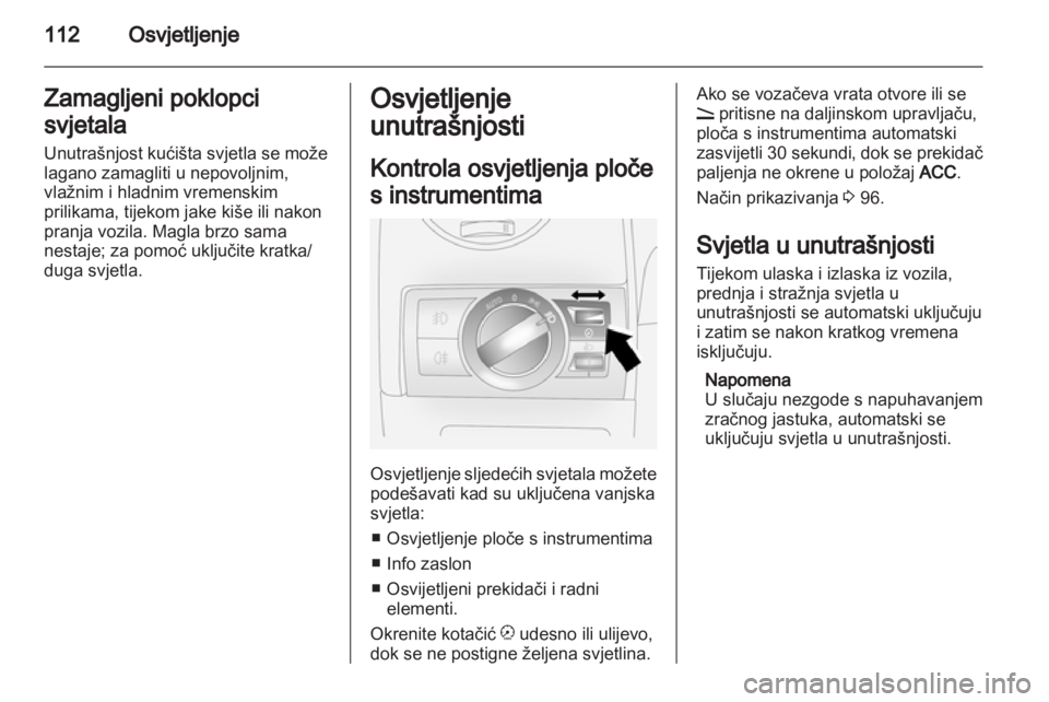 OPEL ANTARA 2013.5  Priručnik za vlasnika (in Croatian) 