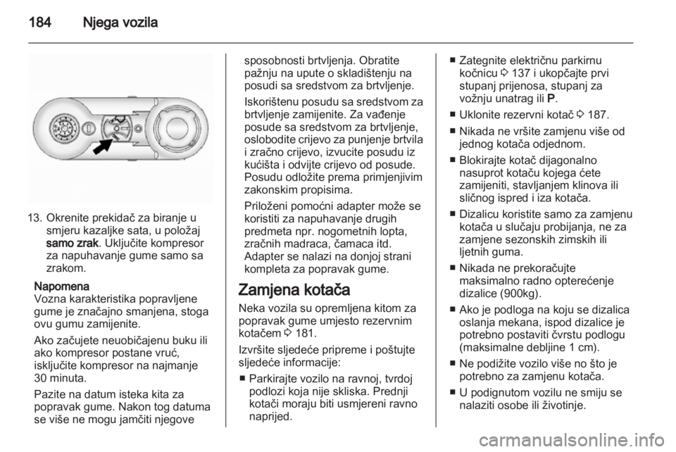 OPEL ANTARA 2013.5  Priručnik za vlasnika (in Croatian) 