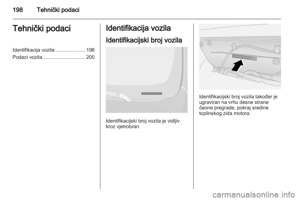 OPEL ANTARA 2013.5  Priručnik za vlasnika (in Croatian) 