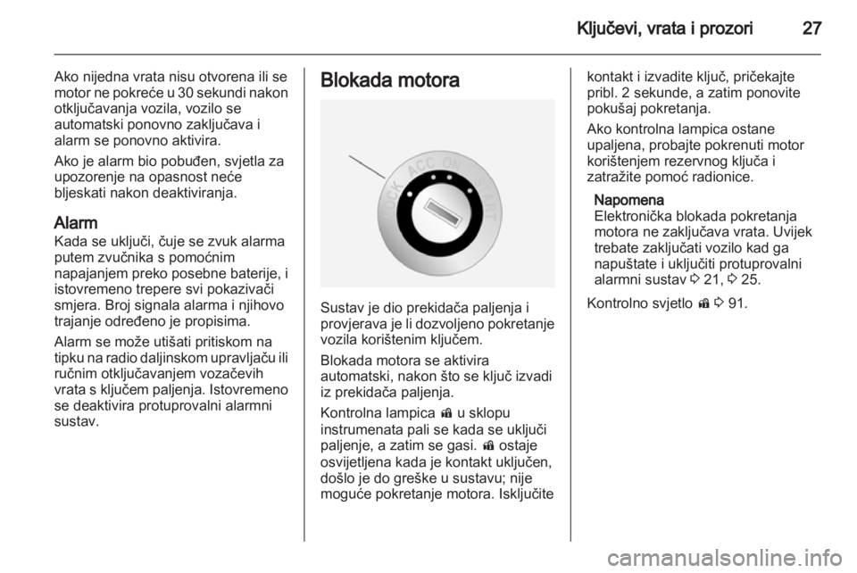 OPEL ANTARA 2013.5  Priručnik za vlasnika (in Croatian) 