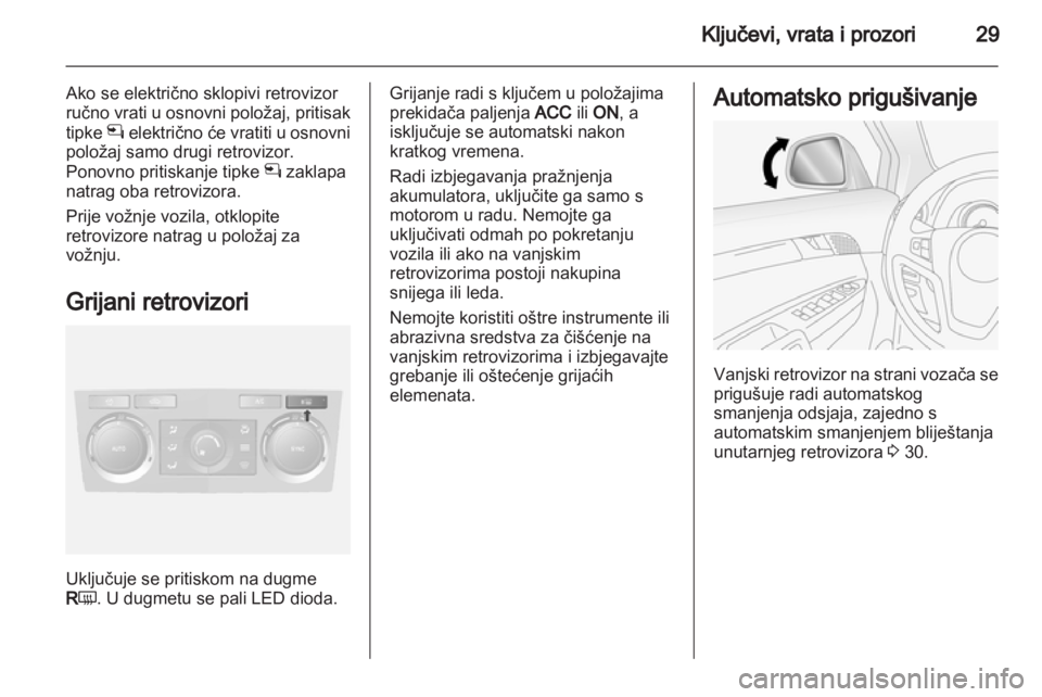 OPEL ANTARA 2013.5  Priručnik za vlasnika (in Croatian) 