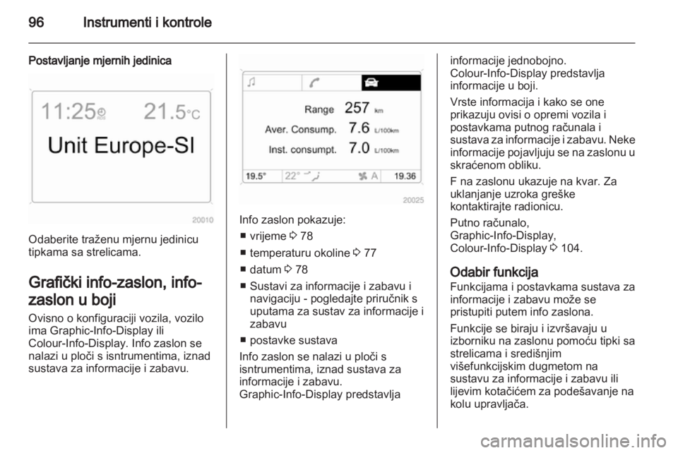 OPEL ANTARA 2013.5  Priručnik za vlasnika (in Croatian) 