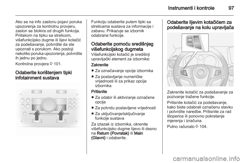 OPEL ANTARA 2013.5  Priručnik za vlasnika (in Croatian) 
