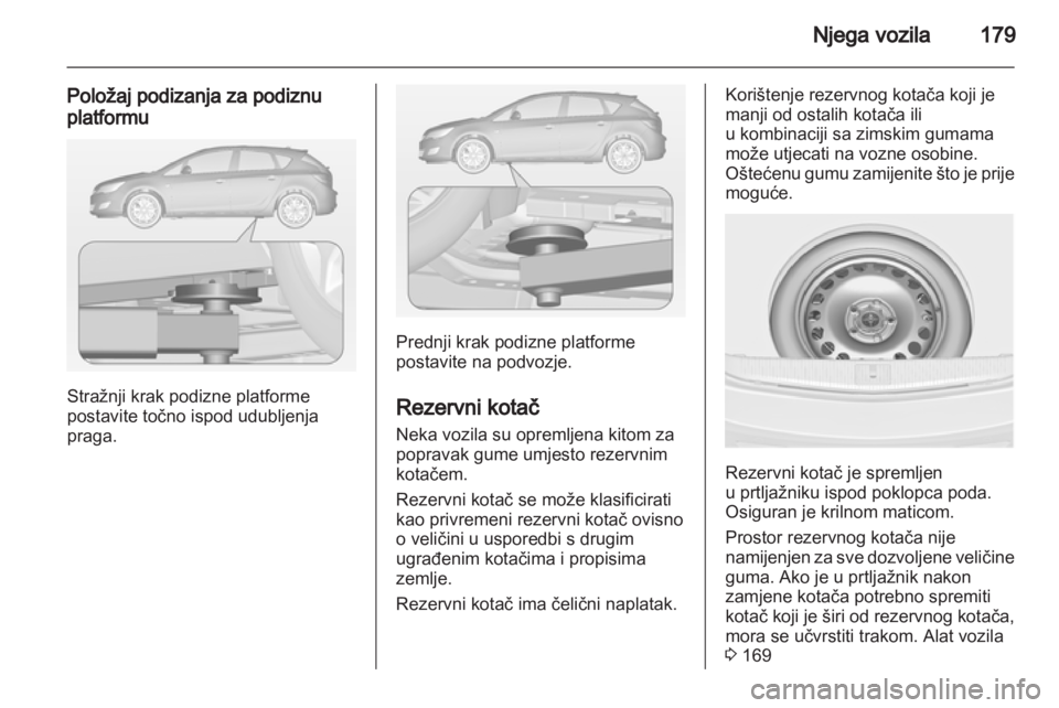 OPEL ASTRA J 2010.5  Priručnik za vlasnika (in Croatian) 