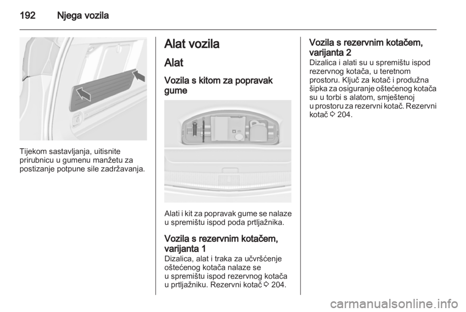 OPEL ASTRA J 2011.5  Priručnik za vlasnika (in Croatian) 
