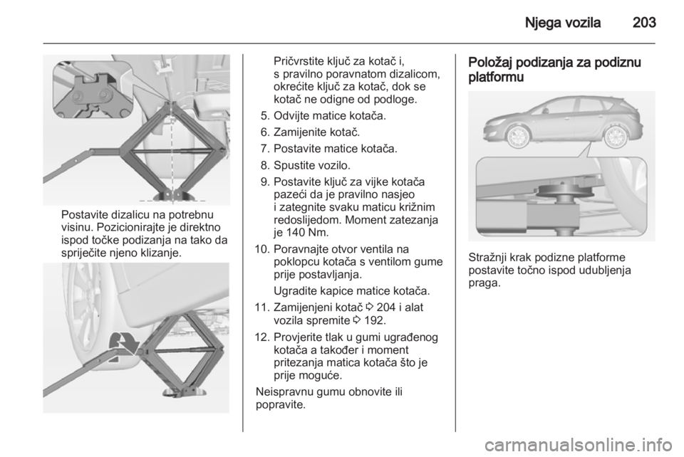 OPEL ASTRA J 2011.5  Priručnik za vlasnika (in Croatian) 