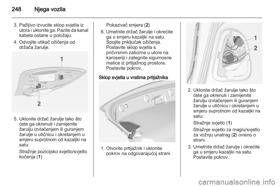 OPEL ASTRA J 2013.5  Priručnik za vlasnika (in Croatian) 