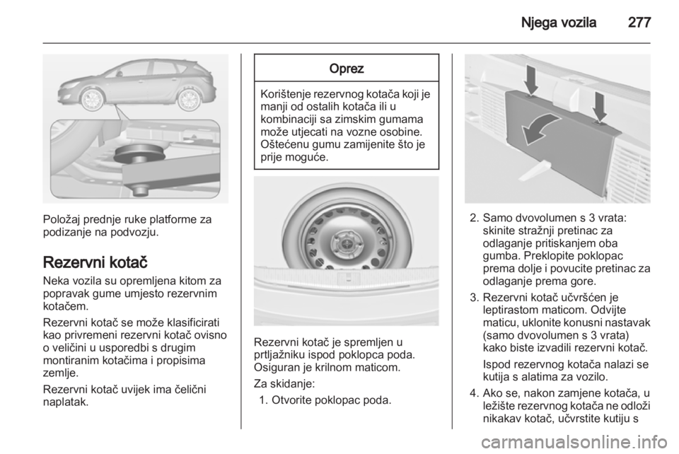 OPEL ASTRA J 2013.5  Priručnik za vlasnika (in Croatian) 