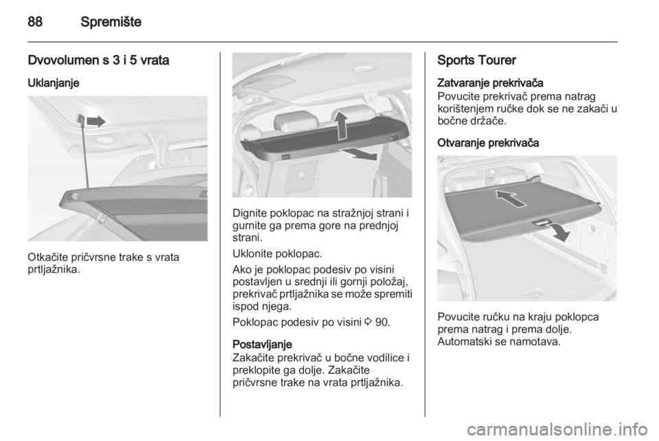 OPEL ASTRA J 2013.5  Priručnik za vlasnika (in Croatian) 