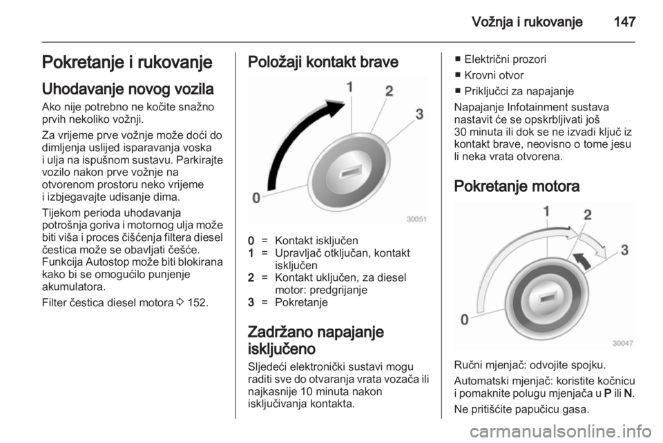 OPEL ASTRA J HB5 & ST 2012  Priručnik za vlasnika (in Croatian) 