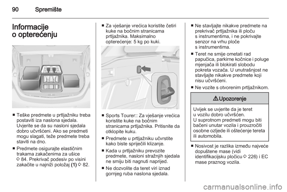 OPEL ASTRA J HB5 & ST 2012  Priručnik za vlasnika (in Croatian) 
