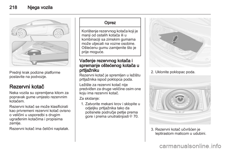 OPEL CASCADA 2013.5  Priručnik za vlasnika (in Croatian) 