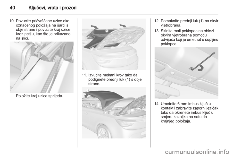 OPEL CASCADA 2013.5  Priručnik za vlasnika (in Croatian) 