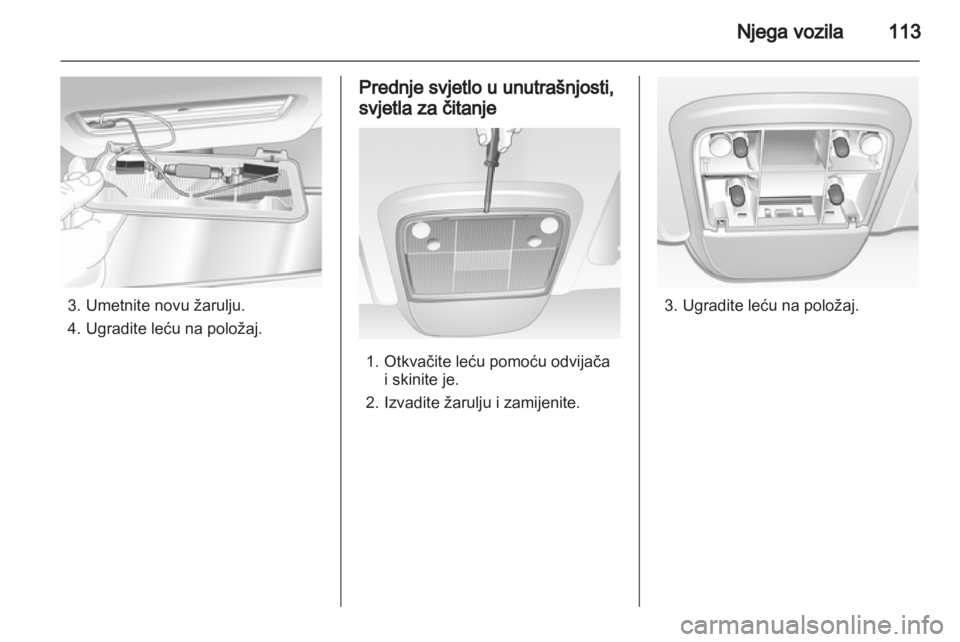 OPEL COMBO 2011.5  Priručnik za vlasnika (in Croatian) 