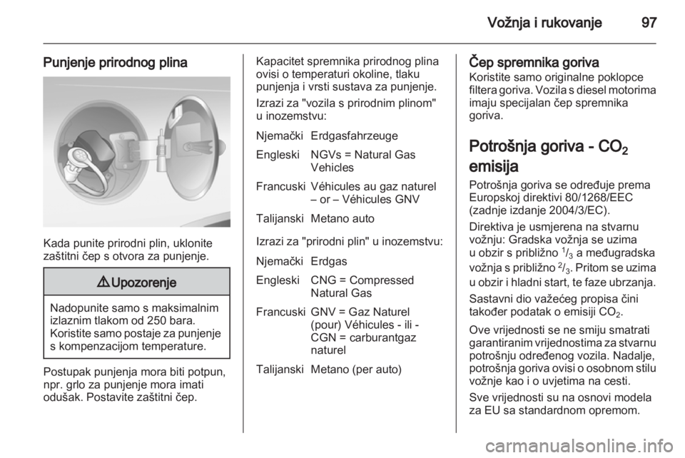 OPEL COMBO 2011.5  Priručnik za vlasnika (in Croatian) 