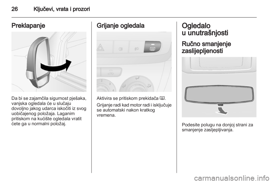 OPEL COMBO D 2012  Priručnik za vlasnika (in Croatian) 