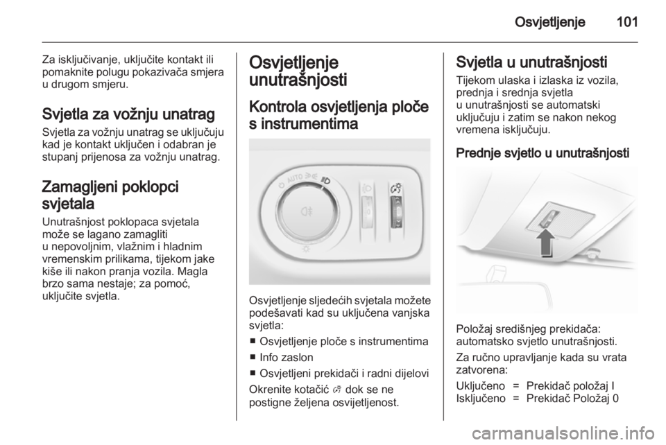 OPEL CORSA 2012  Priručnik za vlasnika (in Croatian) 