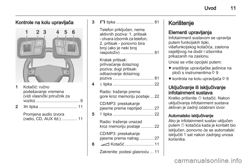 OPEL CORSA 2013.5  Priručnik za Infotainment (in Croatian) 