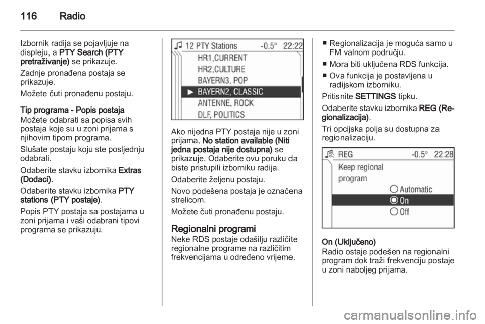 OPEL CORSA 2013.5  Priručnik za Infotainment (in Croatian) 