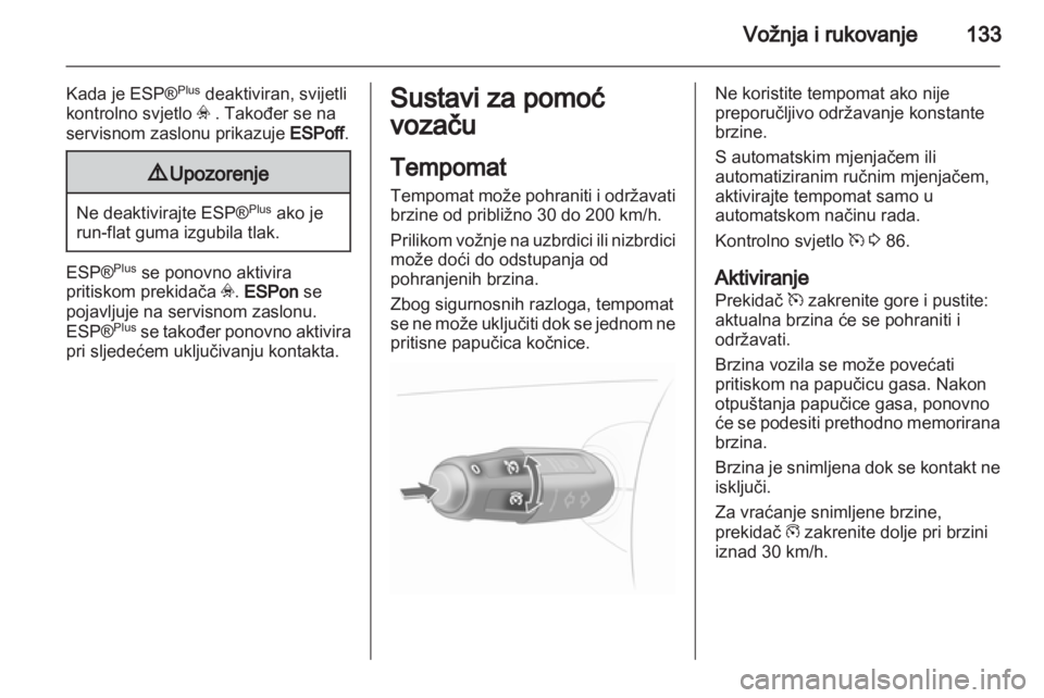OPEL CORSA 2013.5  Priručnik za vlasnika (in Croatian) 