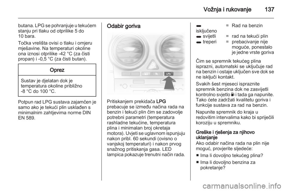 OPEL CORSA 2013.5  Priručnik za vlasnika (in Croatian) 