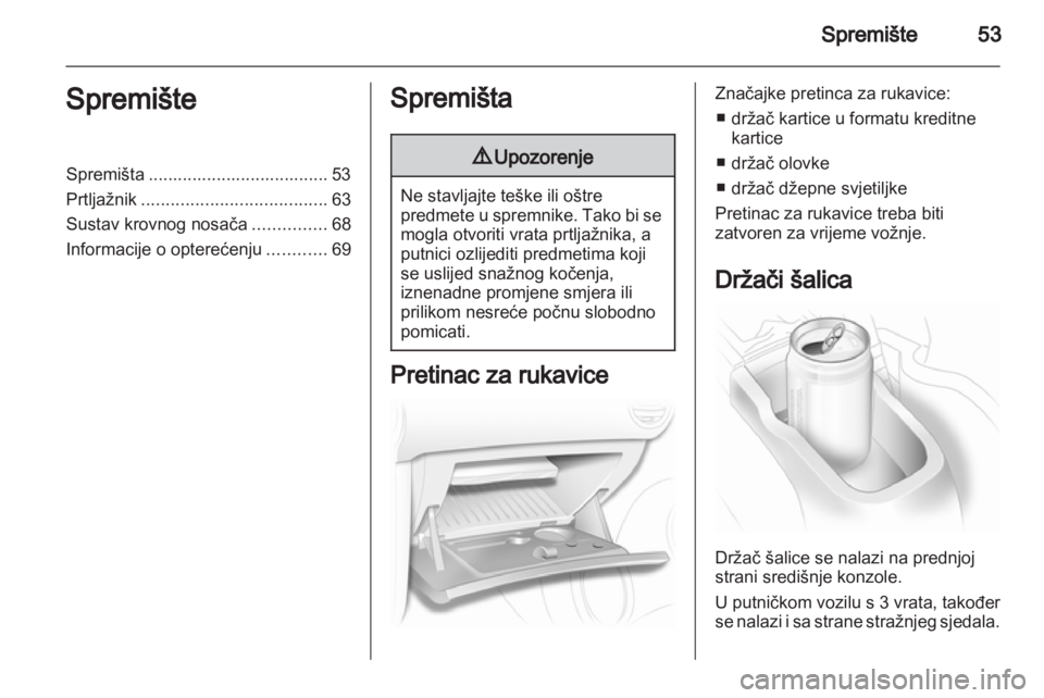 OPEL CORSA 2013.5  Priručnik za vlasnika (in Croatian) 