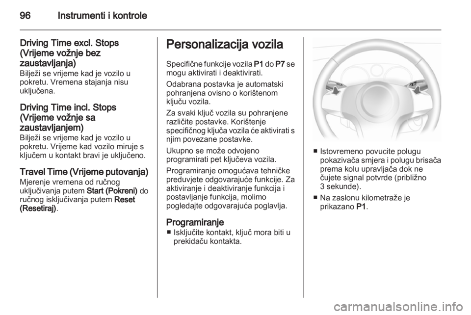 OPEL CORSA 2013.5  Priručnik za vlasnika (in Croatian) 